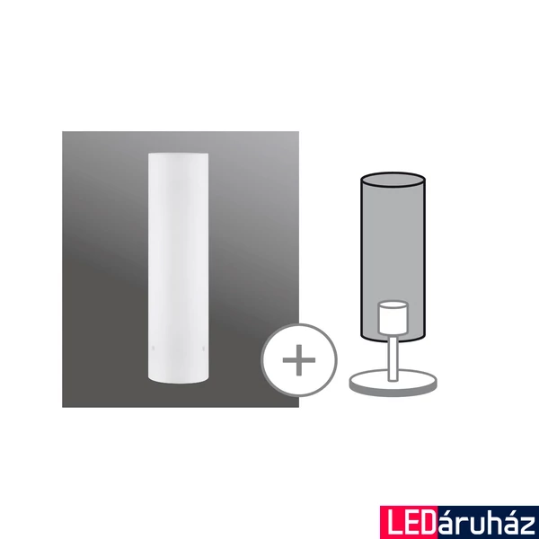 Paulmann 99842 URail 2Easy Livo üvegbura E27 foglalathoz, opál