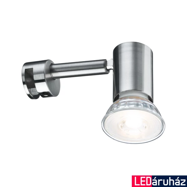 Paulmann 99905 Mirror Simplo fürdőszobai fali lámpa, tükörre erősíthető, szálcsiszolt, 2700K melegfehér, GU10 foglalat, 345 lm, IP20