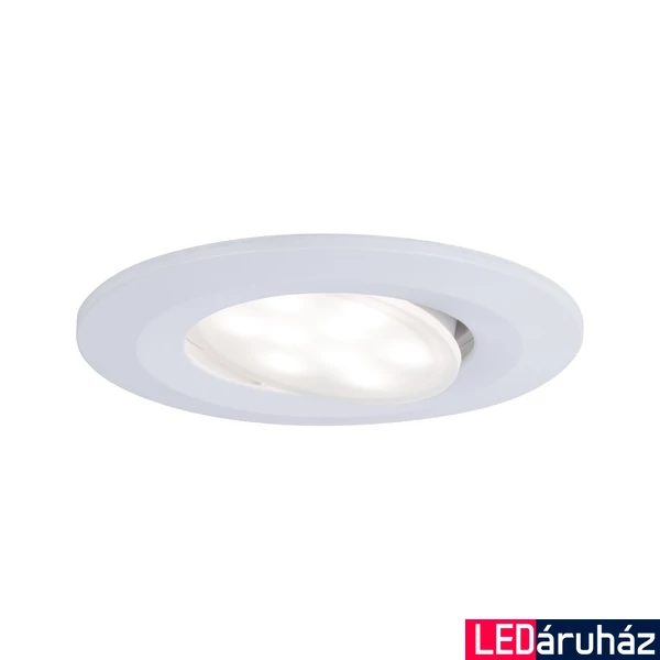 Paulmann 99926 Calla fürdőszobai beépíthető lámpa, kerek, billenthető, fehér, 4000K természetes fehér, beépített LED, 680 lm, IP65