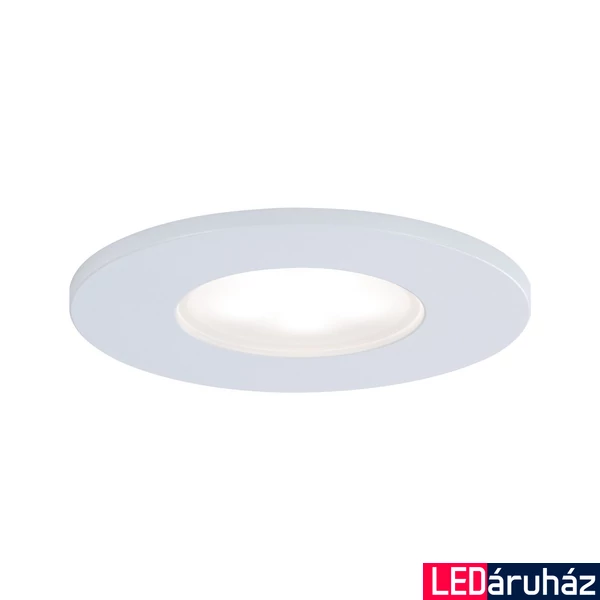 Paulmann 99936 Calla fürdőszobai beépíthető lámpa, kerek, fix, fehér, 4000K természetes fehér, beépített LED, 500 lm, IP65