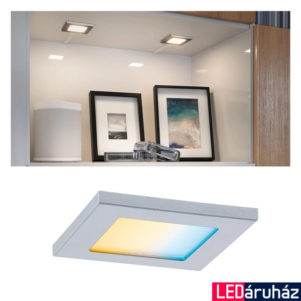 Paulmann 99960 Clever Connect Pola bútorvilágító, tunable white, tápegység nélkül, króm, 2700K-6500K változtatható, beépített LED, 145 lm, 12V