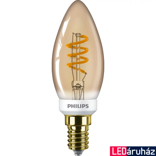 PHILIPS E14 gyertya B35 LED fényforrás, 1800K ultra-melegfehér, 2,5 W, 8719514315976