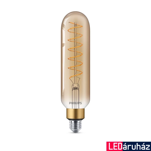 PHILIPS E27 csőbúrás T65 LED fényforrás, 1800K ultra-melegfehér, 7 W, 8719514313804