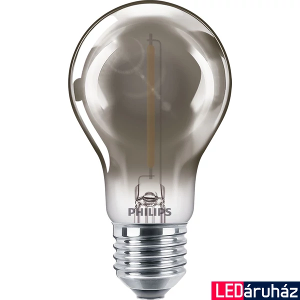 PHILIPS E27 normál izzó A60 LED fényforrás, 1800K ultra-melegfehér, 2,3 W, 100  lm, CRI 80, 8718699759636