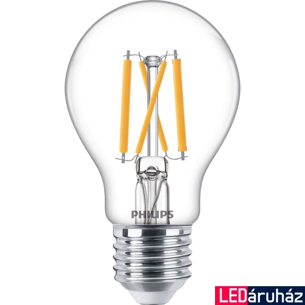 PHILIPS E27 normál izzó A60 LED fényforrás, 2200K-2700K szabályozható, 3,4 W, 8719514323759
