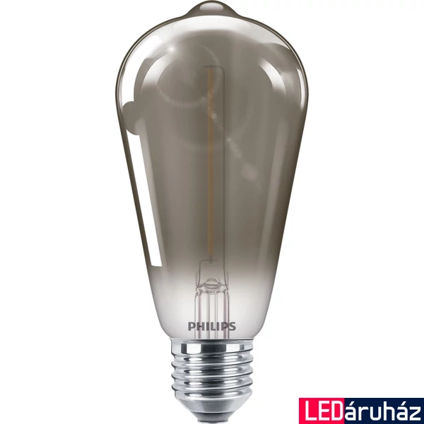 PHILIPS E27 ST64 LED fényforrás, 1800K ultra-melegfehér, 2,3 W, 100  lm, CRI 80, 8718699759650