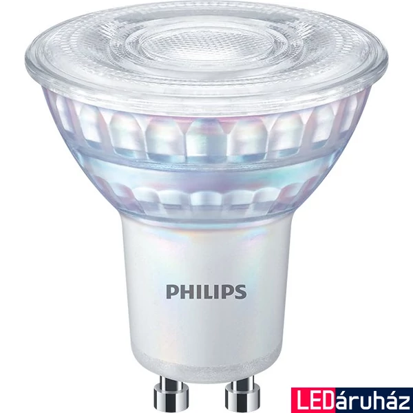 PHILIPS GU10 spot PAR16 LED spot fényforrás, 2200K-2700K szabályozható, 3,8 W, 36°, CRI 90, 8718699774233