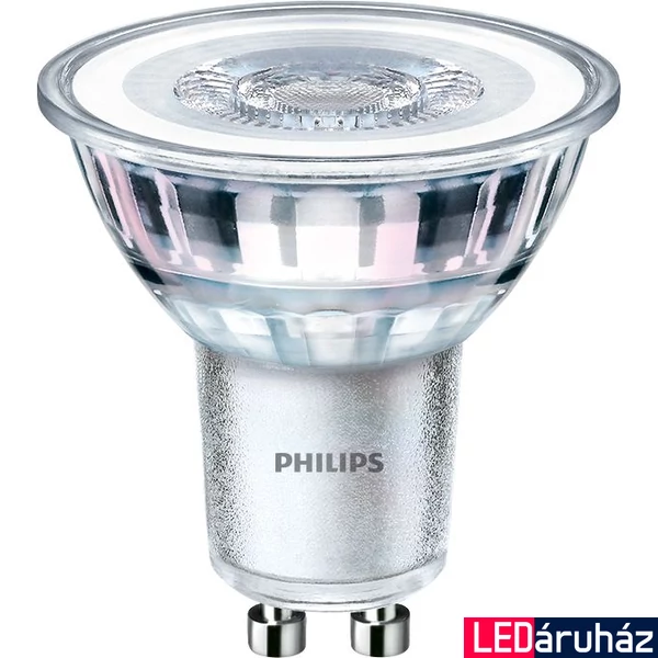 PHILIPS GU10 spot PAR16 LED spot fényforrás, 2700K melegfehér, 3,5 W, 36°, CRI 80, 8718699774158