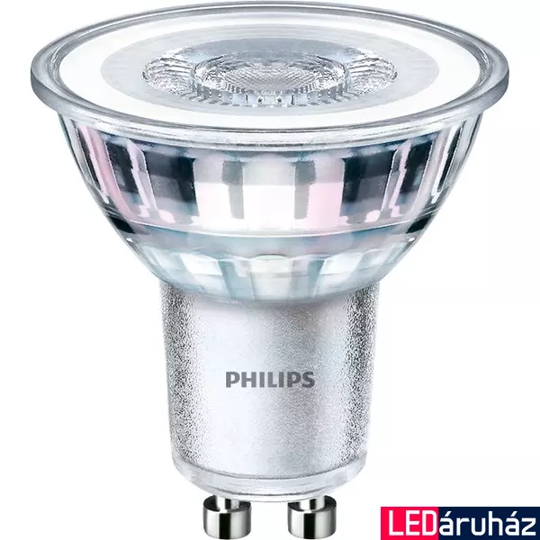 PHILIPS GU10 spot PAR16 LED spot fényforrás, 3000K melegfehér, 4,6 W, 36°, CRI 80, 8718699775674
