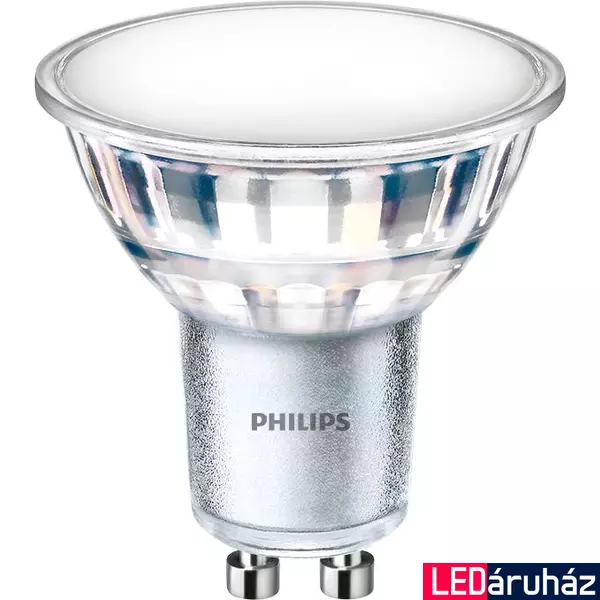 PHILIPS GU10 spot PAR16 LED spot fényforrás, 3000K melegfehér, 4,9 W, 120°, 8719514308633