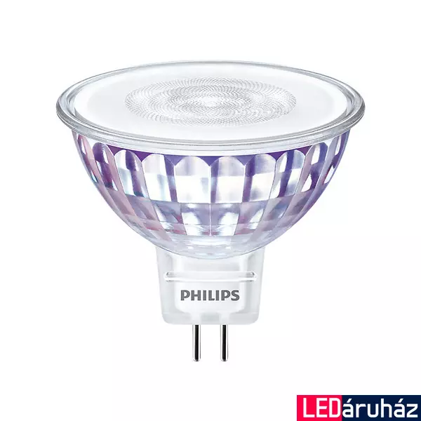 PHILIPS Master Value MR16 LED spot fényforrás, 2700K melegfehér, 7,5W, 621 lm, 36°, 8719514307322