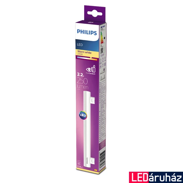 PHILIPS S14S vonalizzó, 2700K melegfehér, 2,2 W, 250 lm, 140°, CRI 80, 8719514263567