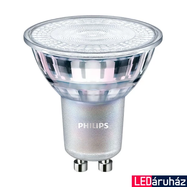 PHILIPS Master Value GU10 LED spot fényforrás, 3000K melegfehér, 3.7W, 270 lm, 36°, CRI 90, 8718696707753