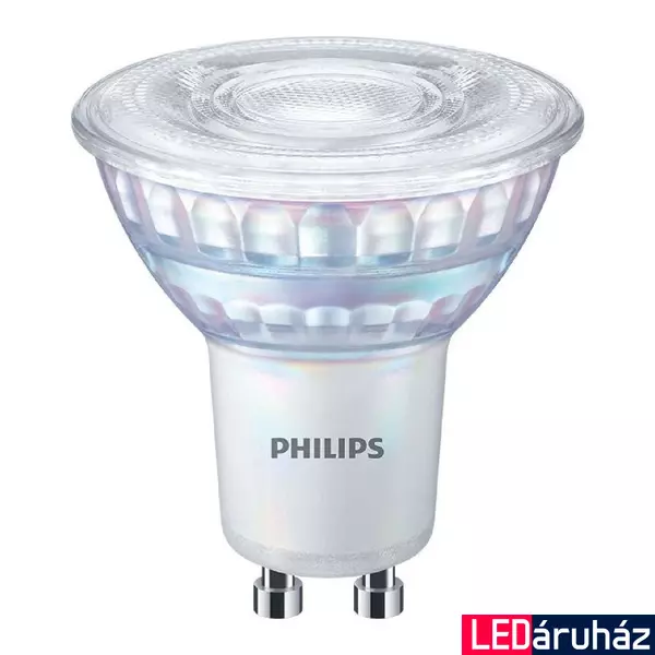 PHILIPS Master Value GU10 LED spot fényforrás, 4000K természetes fehér, 6.2W, 680 lm, 120°, CRI 90, 8718699706111