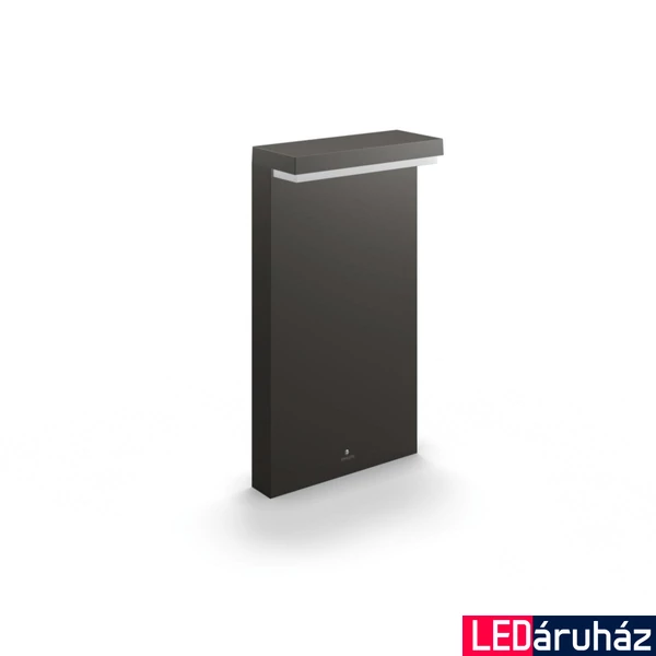 Philips Bustan antracit kültéri LED állólámpa, beépített LED, 2x4,5W, IP44, 40 cm magas, 1648593P0