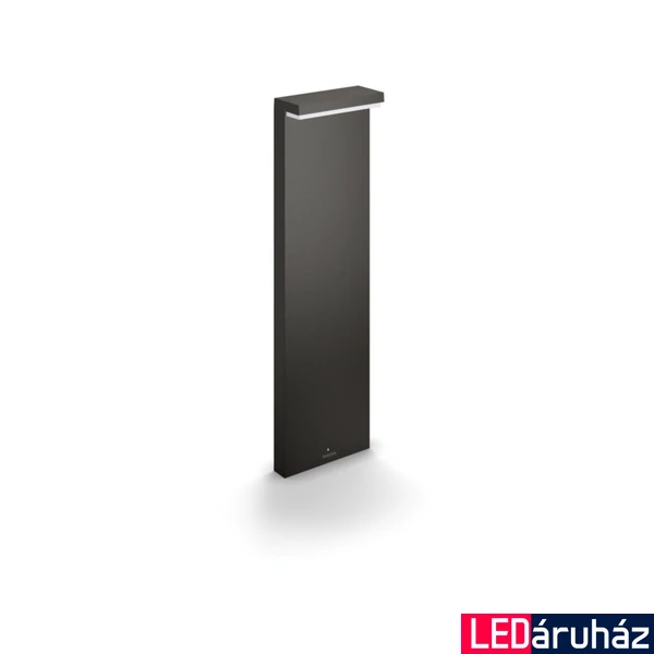 Philips Bustan antracit kültéri LED állólámpa, beépített LED, 2x4,5W, IP44, 77 cm magas, 1648693P0