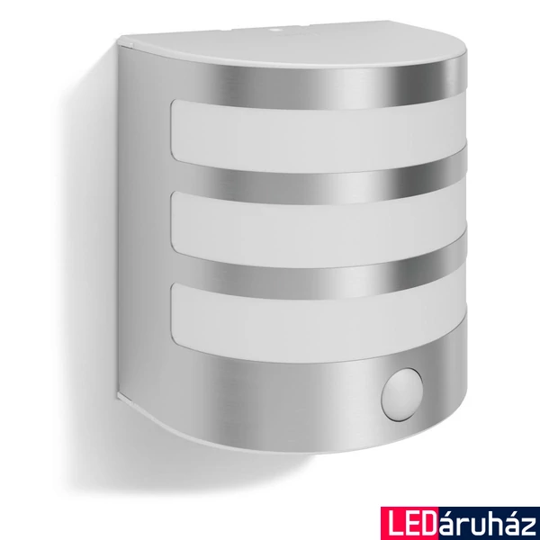 Philips Calgary kültéri falra szerelhető mozgásérzékelős LED lámpa, inox, 1 x 3W, 270 lm, 2700K melegfehér, 173154716
