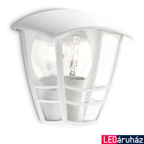 Philips Creek kerti kültéri falra szerelhető, E27 foglalat, fehér, 153873116