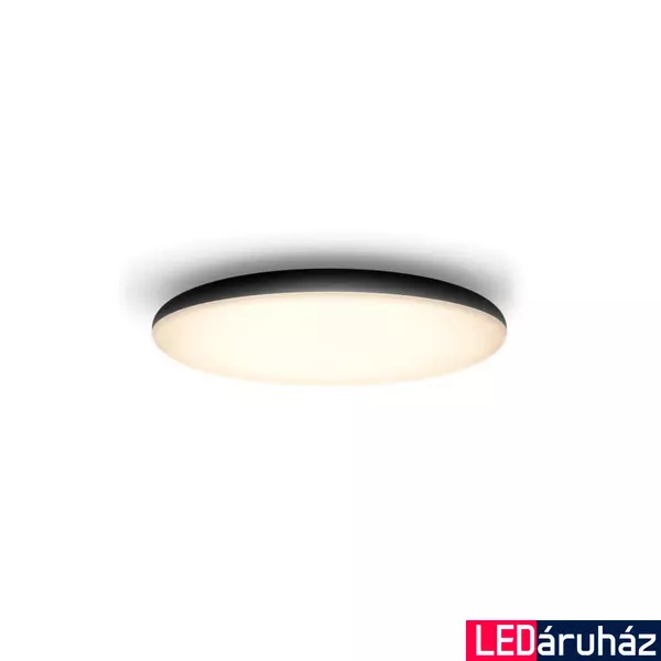 Philips Hue Cher fekete mennyezeti LED lámpa, White Ambiance, 24W, 2900lm, 2200-6500K változtatható fehér + DimSwitch, 8719514341173