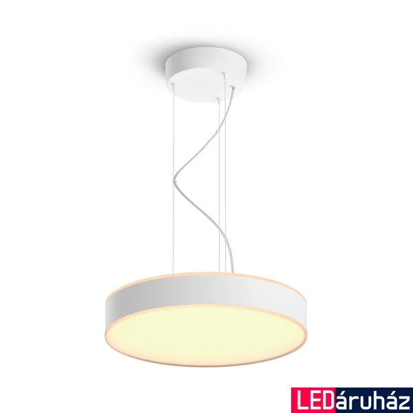 Philips Hue Enrave fehér függesztett LED lámpa, White Ambiance, 33,5W, 4300lm, 2200-6500K változtatható fehér + DimSwitch, 4116231P6
