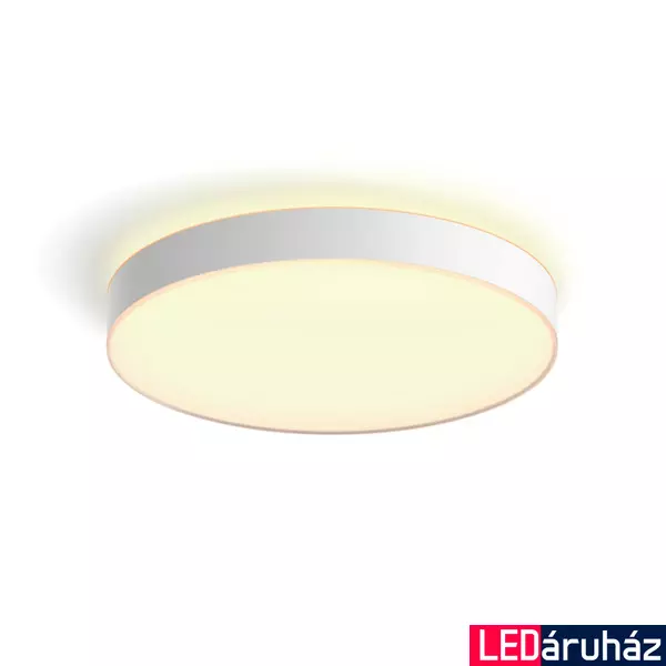 Philips Hue Enrave XL fehér mennyezeti LED lámpa, White Ambiance, 48W, 6100lm, 2200-6500K változtatható fehér + DimSwitch, 4116131P6