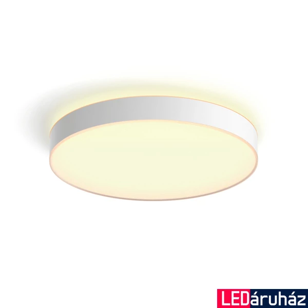 Philips Hue Enrave XL fehér mennyezeti LED lámpa, White Ambiance, 48W, 6100lm, 2200-6500K változtatható fehér + DimSwitch, 4116131P6