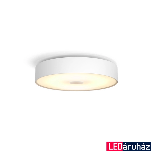 Philips Hue Fair fehér mennyezeti LED lámpa, White Ambiance, 25W, 2900lm, 2200-6500K változtatható fehér + DimSwitch, 8719514341272
