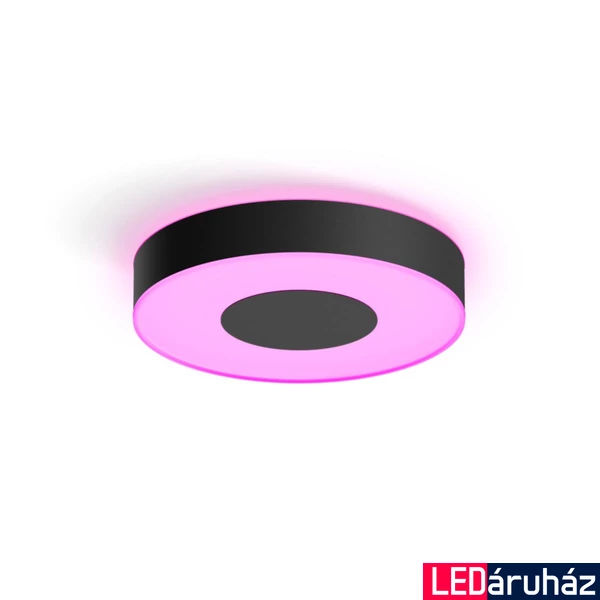 Philips Hue Infuse M fekete mennyezeti LED lámpa, White and Color Ambiance, 33,5W, 2350lm, RGBW 2000-6500K, 4116330P9