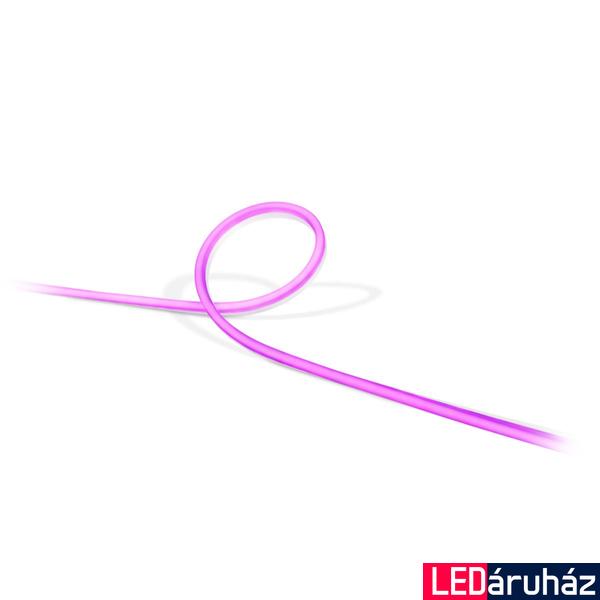 Philips Hue Outdoor Strip kültéri LED neon szalag tápegységgel, White and Color Ambiance, RGBW 2000-6500K, 19W, 800lm, 2m, IP67, 8718699709839
