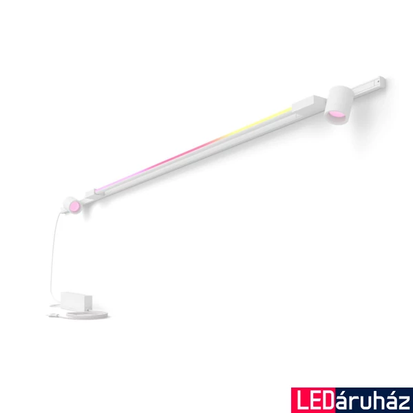 Philips Hue Perifo fehér kezdő szett, 2db spotlámpával és 1db Gradient fénycsővel, White and Color Ambiance, 3x510lm+1x2600lm, RGBW 2000-6500K, 8719514407909