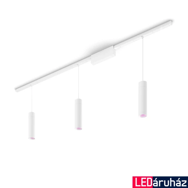Philips Hue Perifo fehér kezdő szett, 3db függesztett lámpával, White and Color Ambiance, 3x5,2W, 3x510lm, RGBW 2000-6500K, 8719514407749