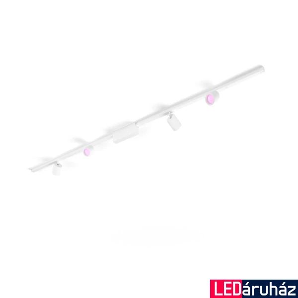 Philips Hue Perifo fehér kezdő szett, 4db spotlámpával, White and Color Ambiance, 4x5,2W, 4x510lm, RGBW 2000-6500K, 8719514407787