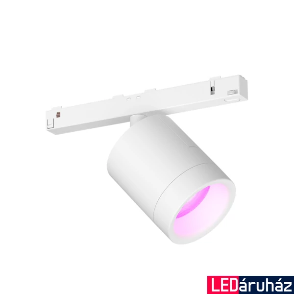 Philips Hue Perifo fehér sínre szerelhető spotlámpa, White and Color Ambiance, 5,2W, 510lm, RGBW 2000-6500K, 8719514407466