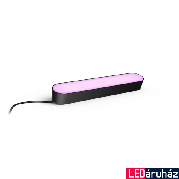 Philips Hue Play LED 1xfénysáv + tápegység, fektete, White and Color Ambiance, 6W, 530lm, RGBW 2000-6500K, 7820130P7