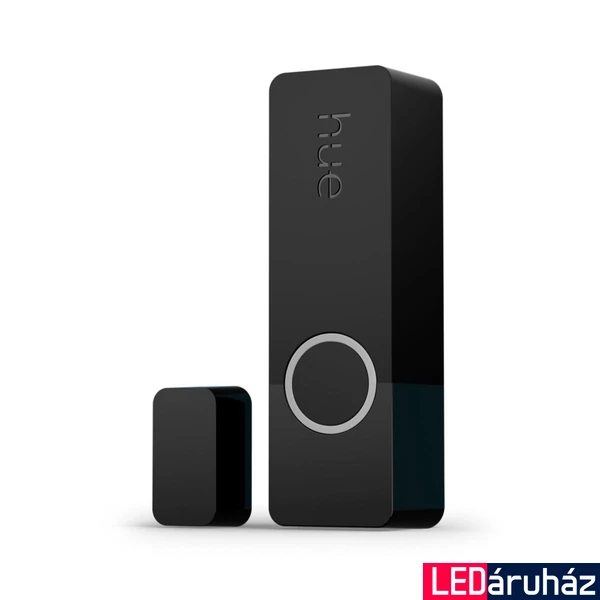 Philips Hue Secure okos nyitásérzékelő szenzor, vezeték nélküli, ajtóra, ablakra szerelhető, elemes, fekete, 8719514487284