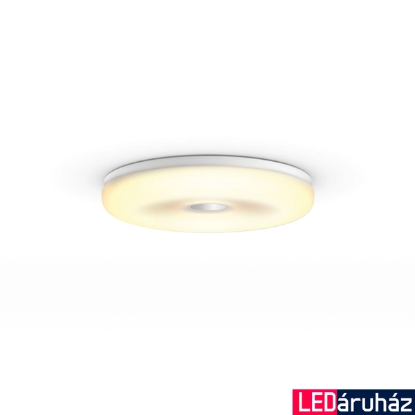 Philips Hue Struana fehér fürdőszobai mennyezeti LED lámpa, White Ambiance, 22W, 2550lm, 2200-6500K változtatható fehér, IP44 + DimSwitch, 8719514341012