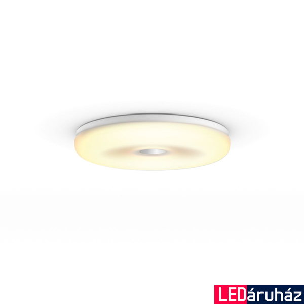 Philips Hue Struana fehér fürdőszobai mennyezeti LED lámpa, White Ambiance, 22W, 2550lm, 2200-6500K változtatható fehér, IP44 + DimSwitch, 8719514341012