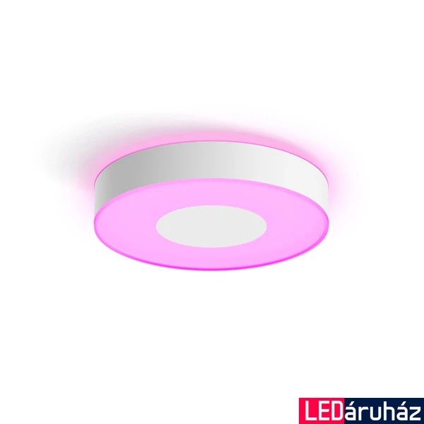 Philips Hue Xamento M fehér fürdőszobai mennyezeti LED lámpa, White and Color Ambiance, 33,5W, 2350lm, RGBW 2000-6500K, IP44 + DimSwitch, 4116731P9