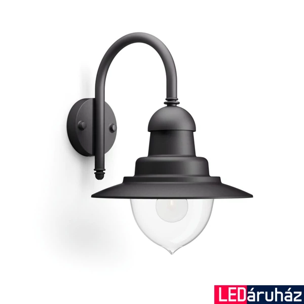 Philips Raindrop kültéri fali lámpa, E27 foglalattal, max. 1x60W, 01652/30/PN