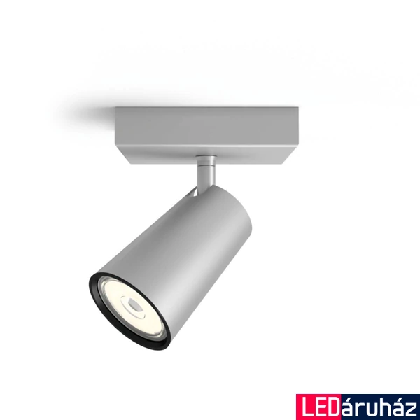 Philips Paisley alumínium mennyezeti szpotlámpa, GU10 foglalattal, max. 1x10W, 5057148PN