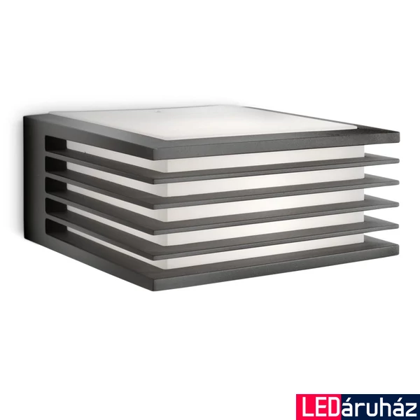 Philips Shades kültéri fali lámpa, 2700K melegfehér, E27 foglalattal, max. 1x42W, 8719514385382