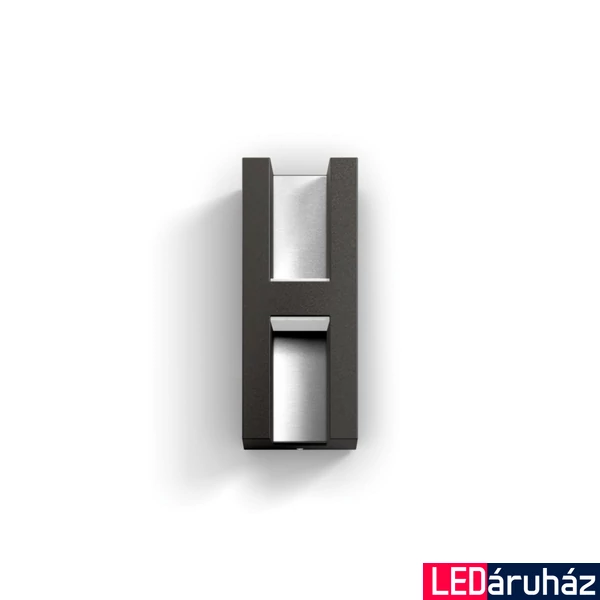 Philips Shadow antracit kültéri fali LED lámpa, beépített LED, 2x4,5W, IP44, 1735193P0