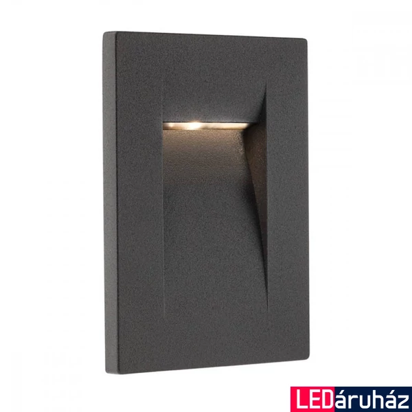 Beépíthető lámpa, sötét szürke, 4000K természetes fehér, beépített LED, 117 lm, Redo Inner 9549