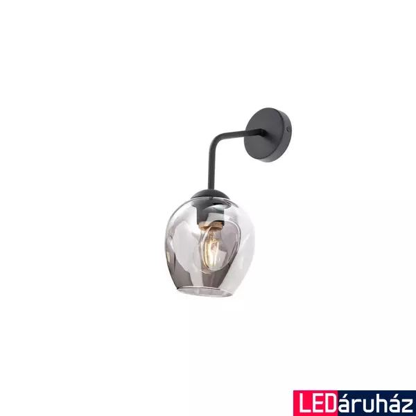 Fali lámpa, fekete, E27, Redo Smarterlight Pierce 01-2618
