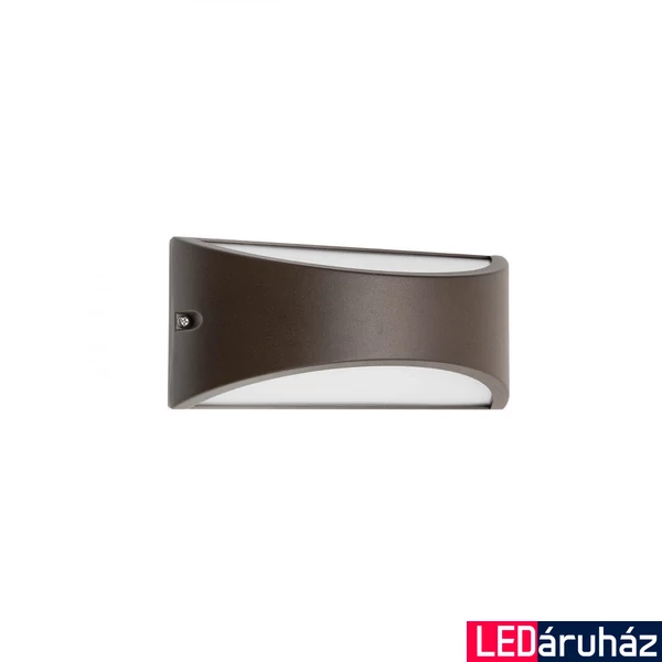 Kültéri Fali lámpa, barna, 3000K melegfehér, beépített LED, 542 lm, Redo Smarterlight Scudo 90192