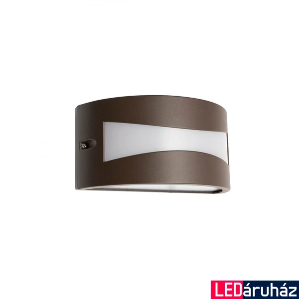 Kültéri Fali lámpa, barna, 3000K melegfehér, beépített LED, 610 lm, Redo Smarterlight Asti 90189
