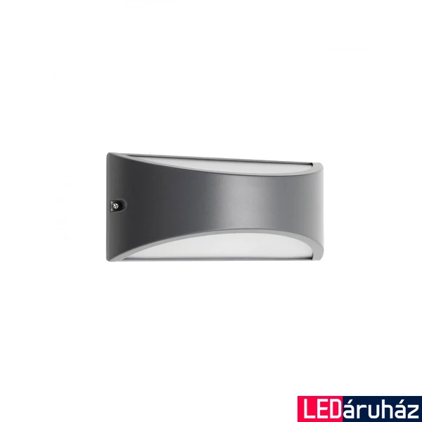Kültéri Fali lámpa, szürke, 3000K melegfehér, beépített LED, 542 lm, Redo Smarterlight Scudo 90191
