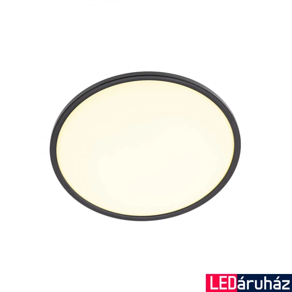Mennyezeti lámpa, fekete, 3000K melegfehér, beépített LED, 2200 lm, Redo Smarterlight Memo 05-945