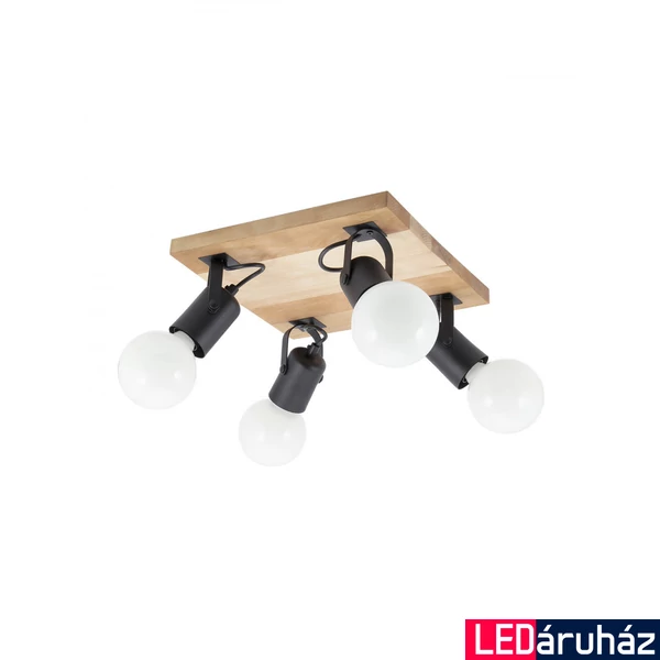 Mennyezeti lámpa, fekete, E27, Redo Smarterlight Taffi 01-2417