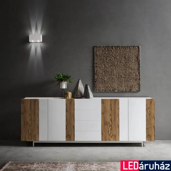 Fali lámpa, fehér, 3000K melegfehér, beépített LED, 1536 lm, Redo Amplitude 01-1230